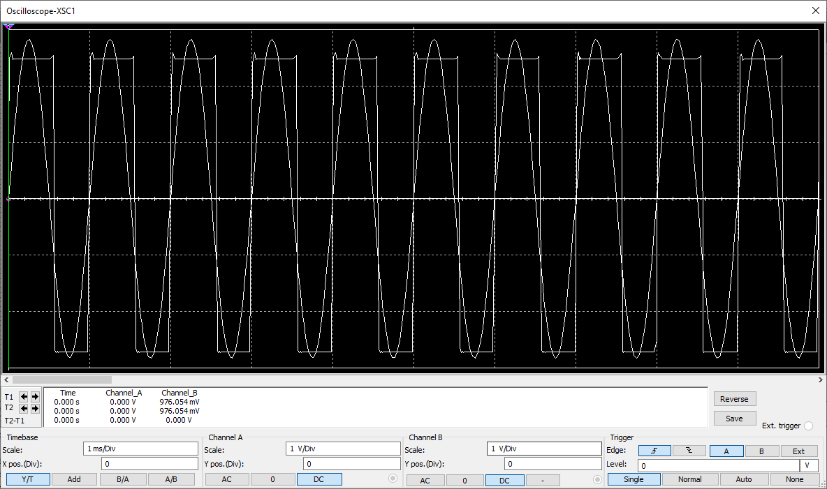 Analog distortion guitar pedal